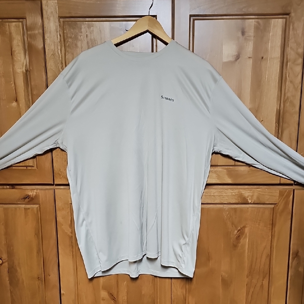 Simms Men's XXL Light Weight Long Sleeve Sun Protection Fishinh Shirt